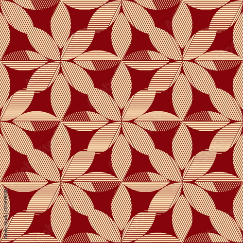 Wallpaper baroque, damask. Beige and red vector background. Vintage ornament. background for wallpaper, printing on the packaging paper, textiles, tile.