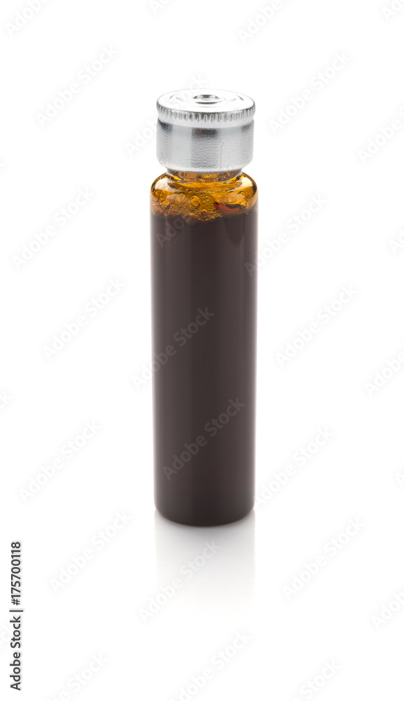 bottle of liquid medicine on a white background with clipping path bottle of liquid medicine on a white background with clipping path