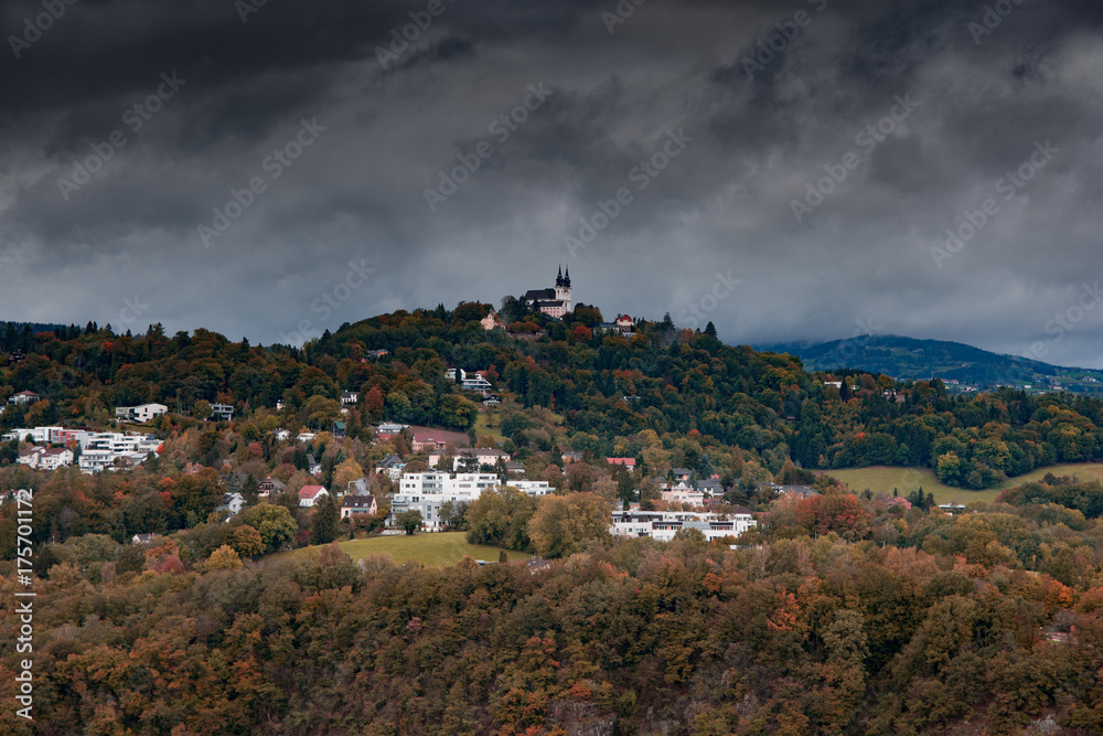 Linz Pöstlingberg im Herbst
