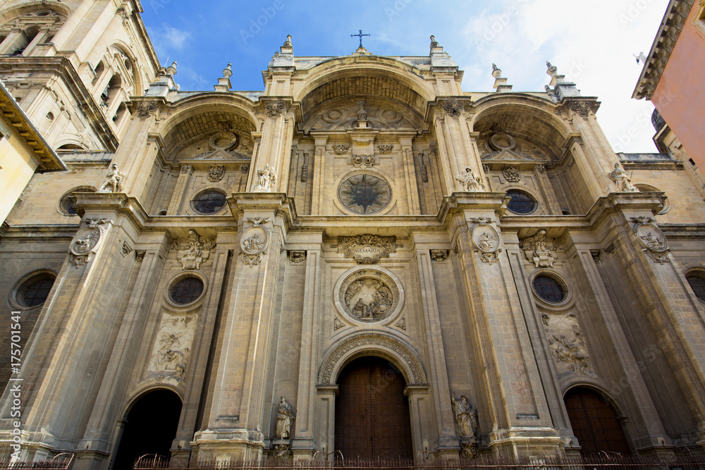 The famous cathedral in Granada, Andalusia
