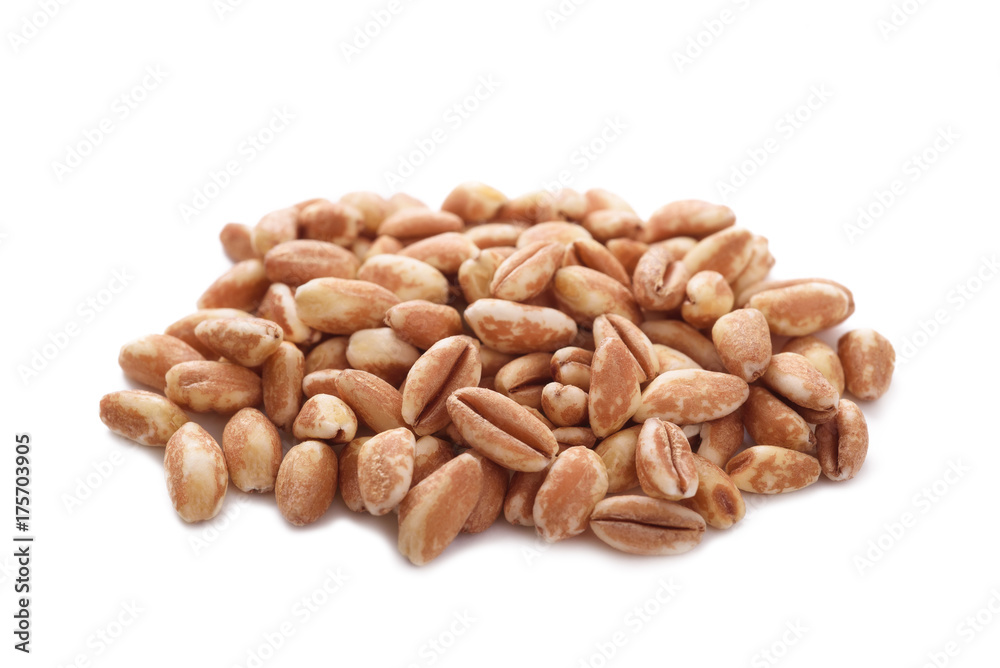 Spelt heap isolated Spelt heap isolated