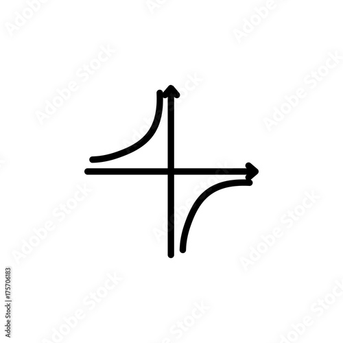 mathematics axis icon