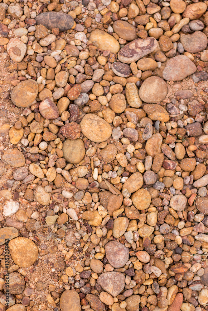 Ground pebble background