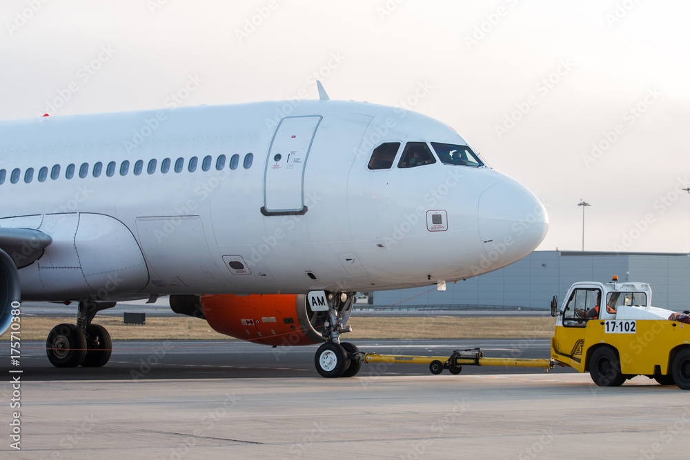 Airplane on the airport