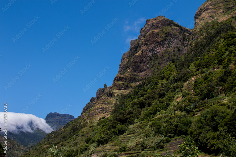 Mountain landscapes of Madeira Island