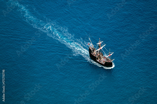 Quadro su tela Caravel replica sailing