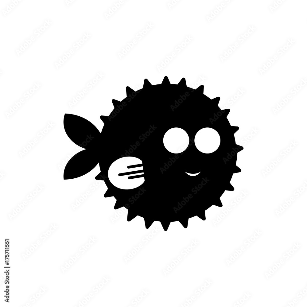 Porcupine blow fish icon Porcupine blow fish icon