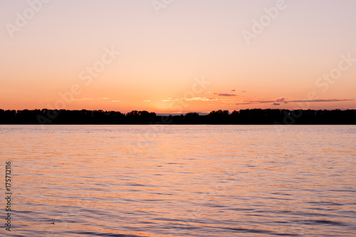 Sunset at the river