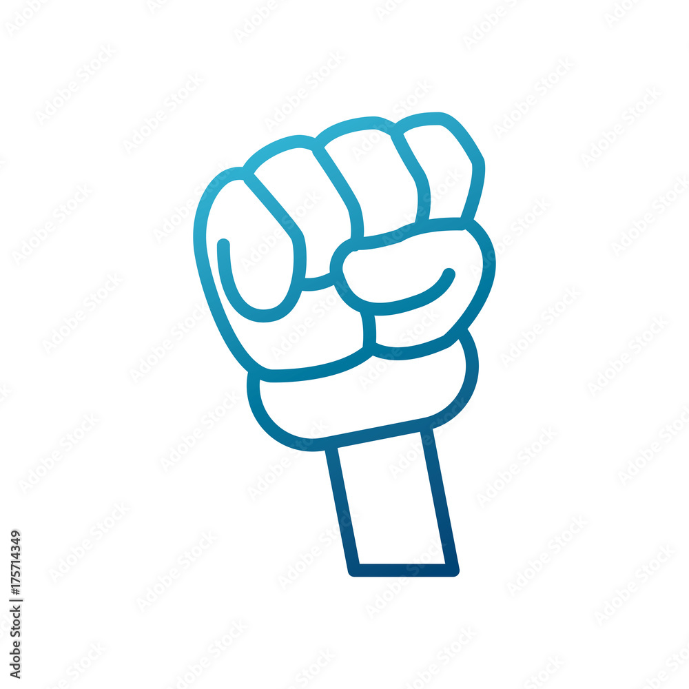 Glove hand clenched icon vector illustration graphic design Glove hand clenched icon vector illustration graphic design