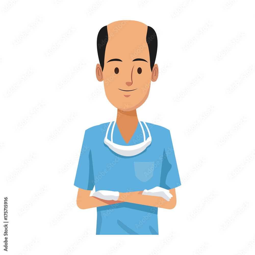 Dentist cartoon isolated icon vector illustration graphic design Dentist cartoon isolated icon vector illustration graphic design