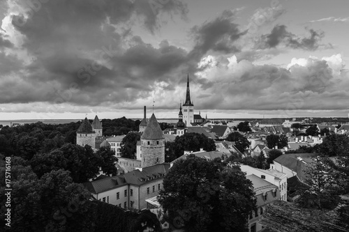 Aerial view of Tallinn, Estonia