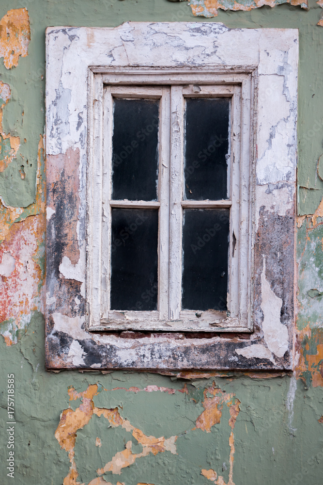 old decaying window