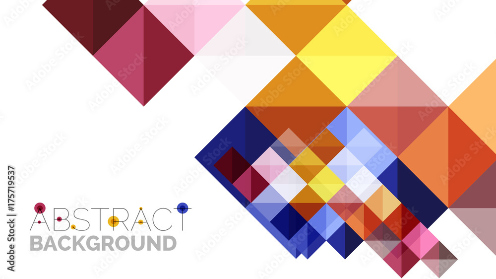 Modern geometric presentation background