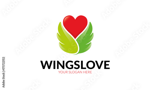 Wings Love Logo