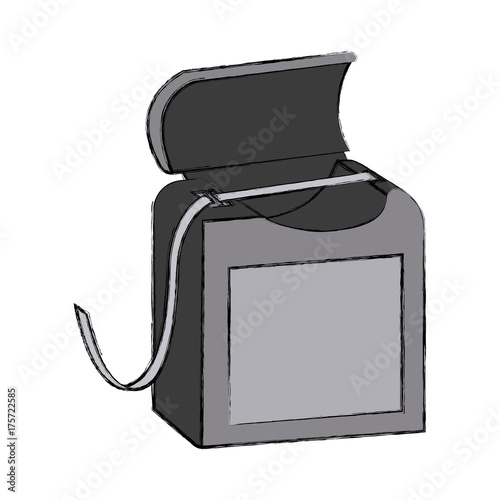 Dental floss isolated icon vector illustration graphic design