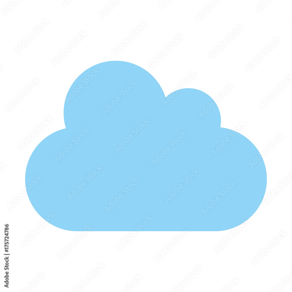 single cloud icon image vector illustration design single cloud icon image vector illustration design