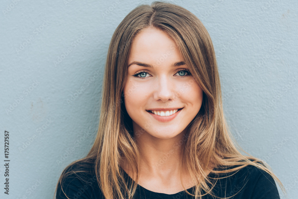 Close up portrait of a beautiful young woman Close up portrait of a beautiful young woman