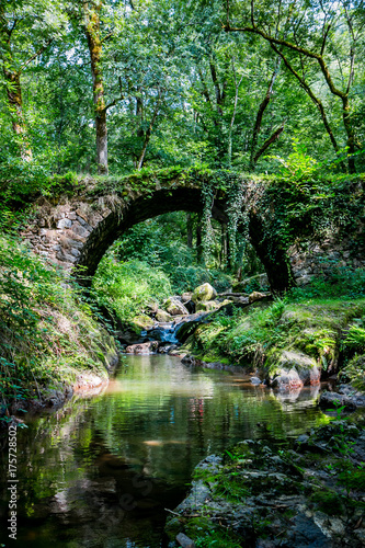 Le vieux pont sur le ruisseau d Audiernes    Peyrusse-le-Roc