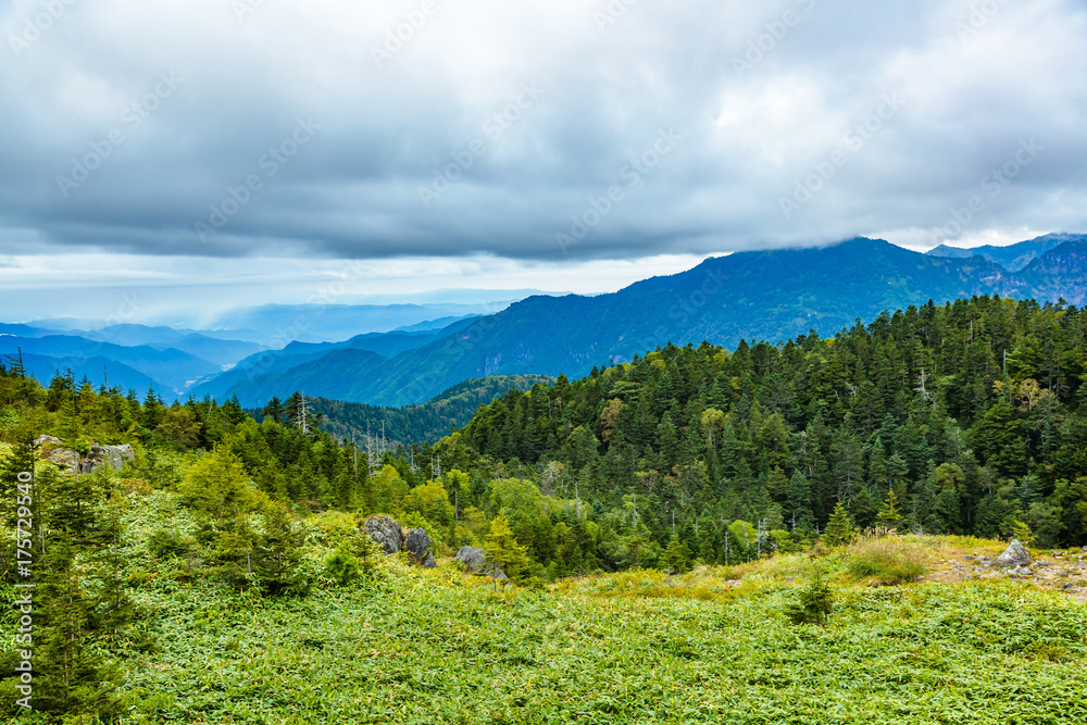 Obraz premium 山並み