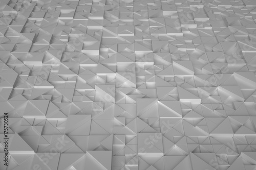 Abstract White Triangles Bakground
