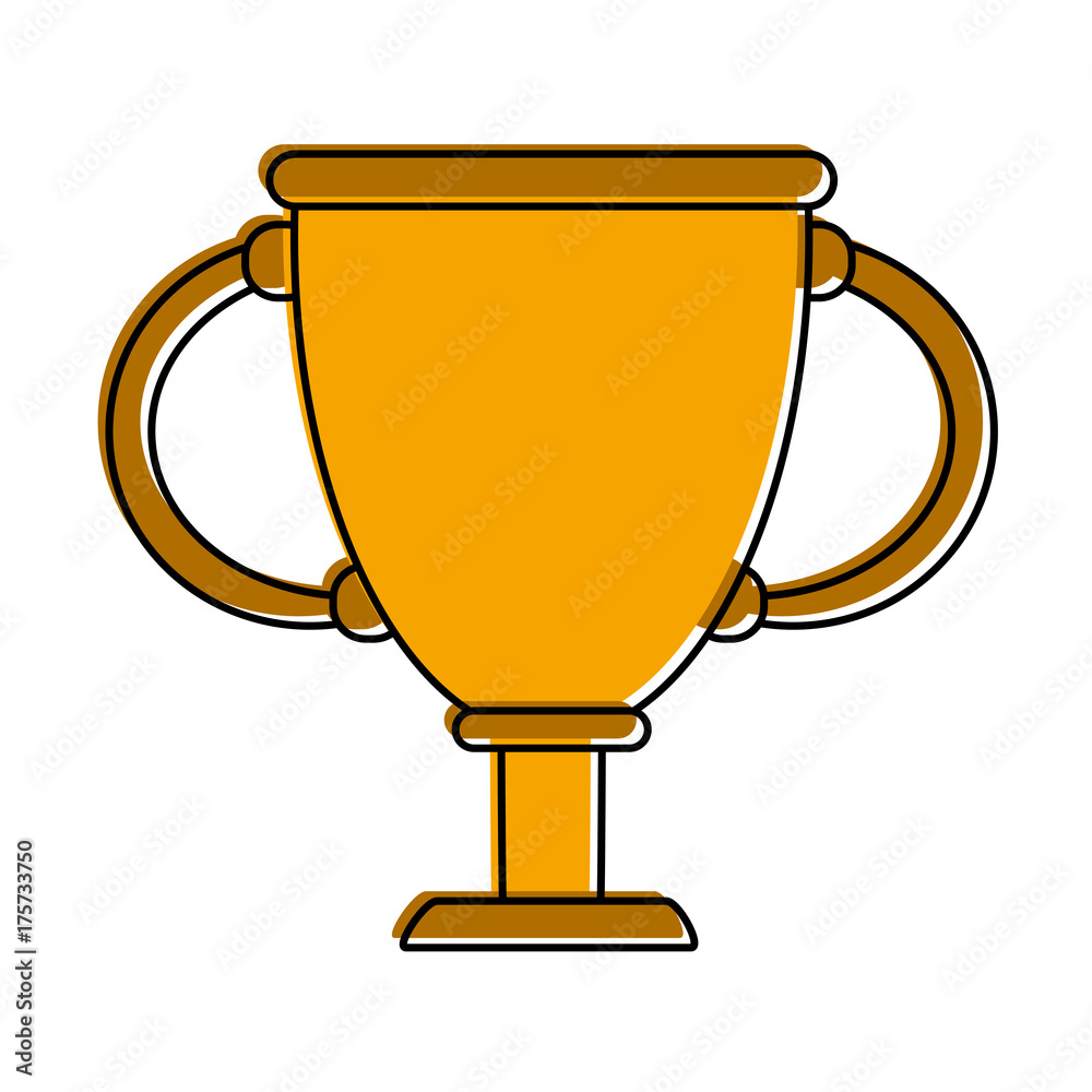 trophy cup on podium first place icon image vector illustration design trophy cup on podium first place icon image vector illustration design
