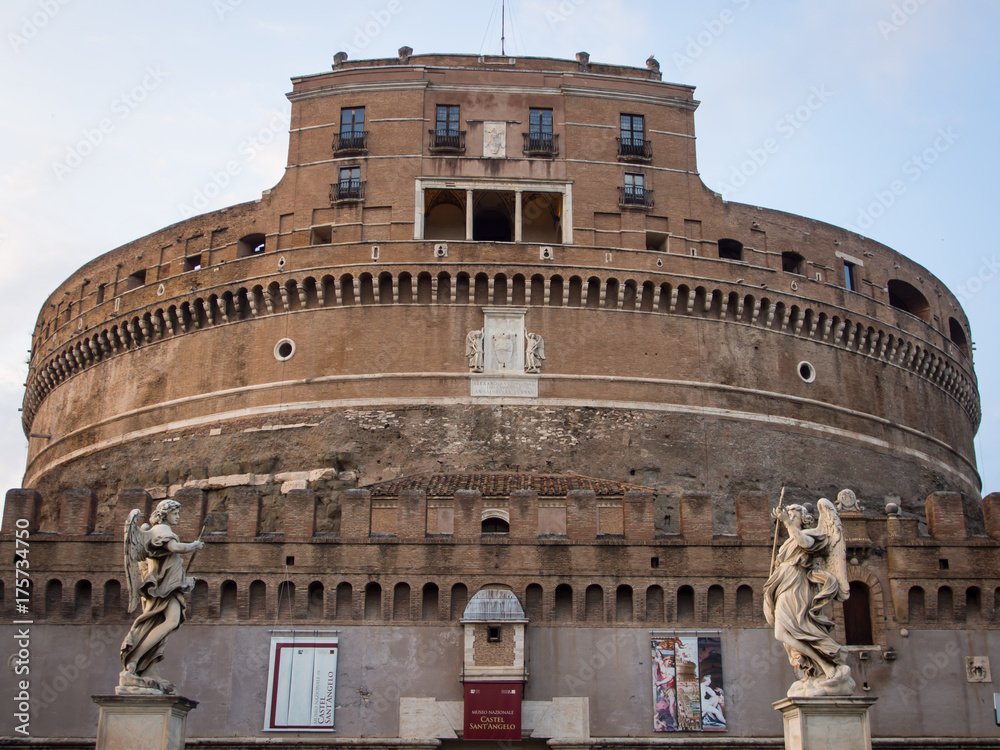 The Mausoleum of Hadrian, usually known as Castel Sant'Angelo