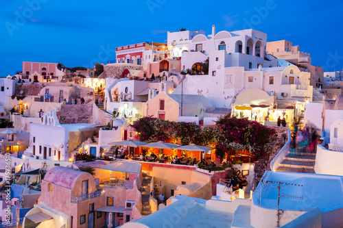 Oia town in Santorini