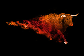 Bull animal kingdom collection with amazing effect