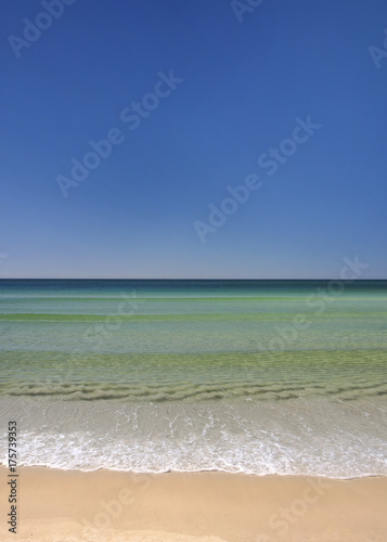 Gulf sand and water