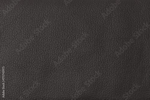 The texture is finely crafted of black leather