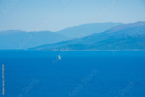 Coastline in greece 