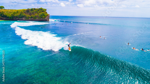 Surfers. Balangan beach. Bali, Indonesia. photo