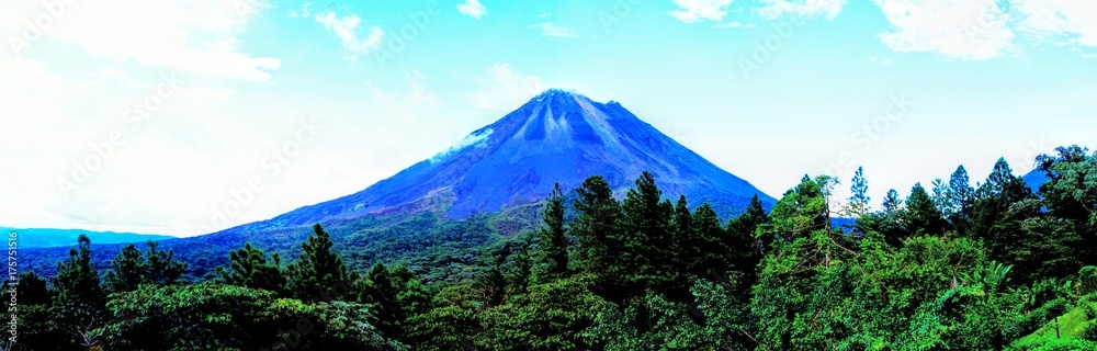 Arenal active volcano of Costa Rica