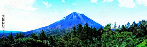 Arenal active volcano of Costa Rica