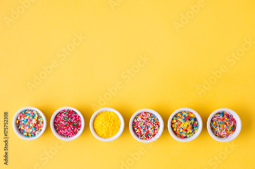 Various sugar sprinkles photo