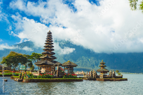 Pura Ulun Danu Bratan - The Lake Temple. Bali  Indonesia.