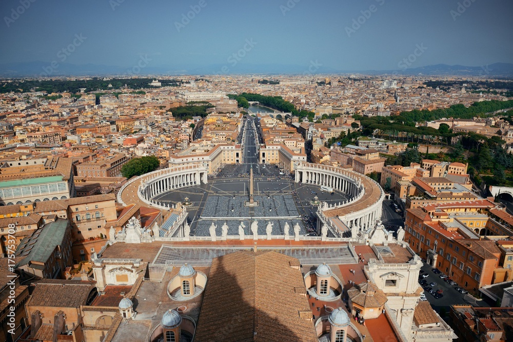 Fototapeta premium Rome city panoramic view