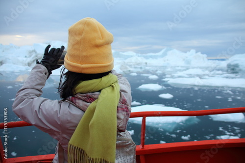 Schiffsreise in der Grönlandbucht