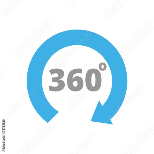 360 degrees icon