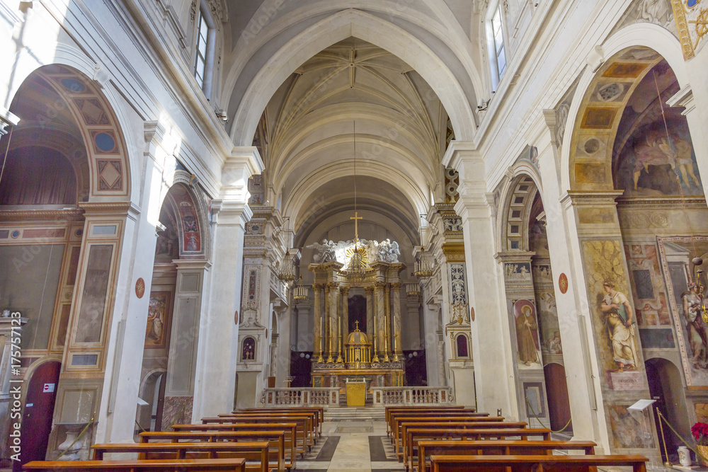 Basilica Trinita Dei Monti Spanish Steps Rome Italy