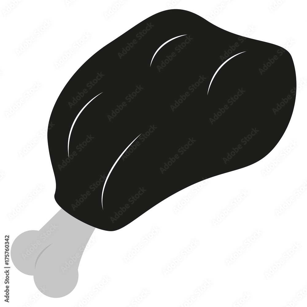 image of a flat ham icon image of a flat ham icon