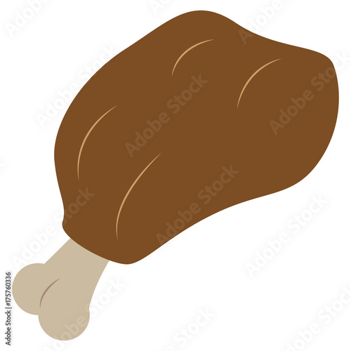 image of a flat ham icon