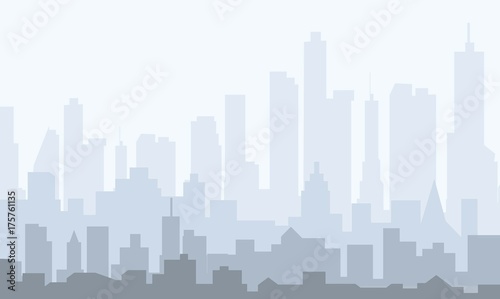 Morning City Skyline - vector © samkar