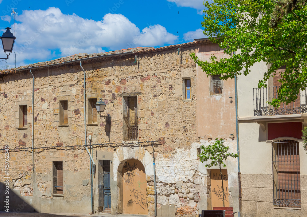 Typical buildings of the city of Zamora, Spain