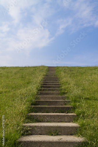 Himmelsleiter auf der Insel Sylt