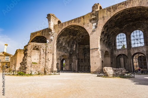 The Basilica of Constantine and Maxentius in the Roman Forum photo