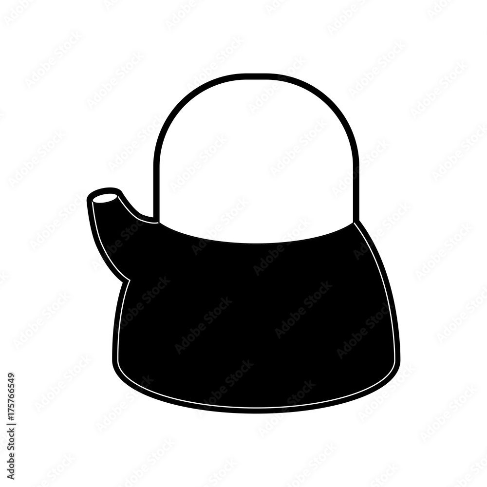 kettle jar flat black silhouette kettle jar flat black silhouette