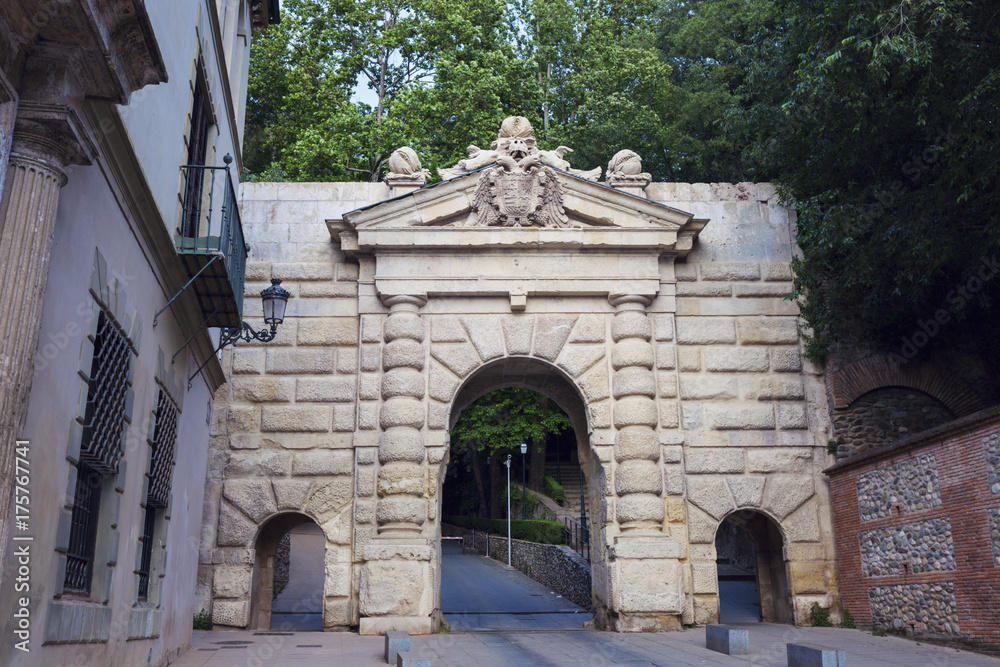 Arch gate in Granada