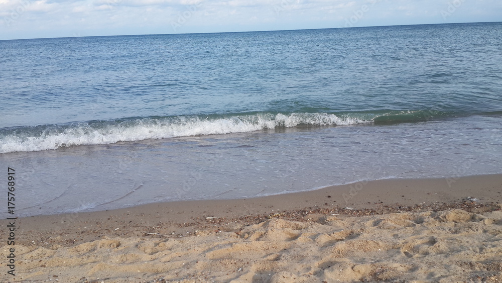 sea, ​​beach, waves, water, summer