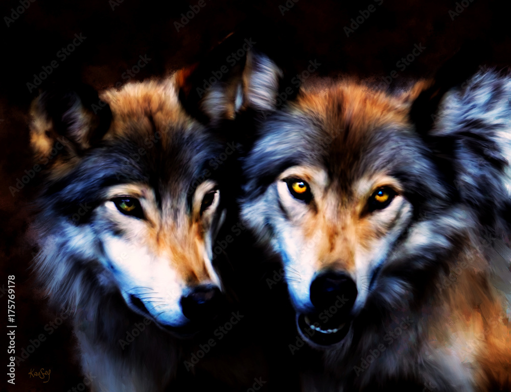 Fototapeta premium Deux frères